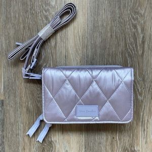 ✨Vera Bradley Purple Metallic Wallet Bag✨